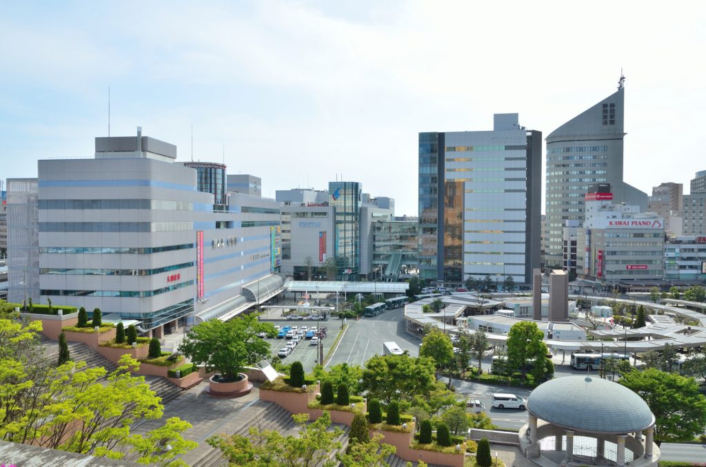 浜松駅の貸切バス乗り場