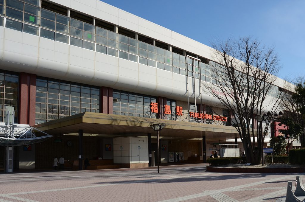 福島駅の貸切バス乗り場