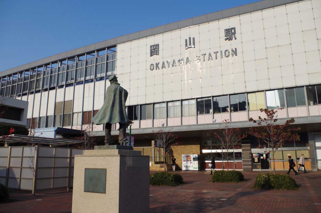 岡山駅の貸切バス乗り場