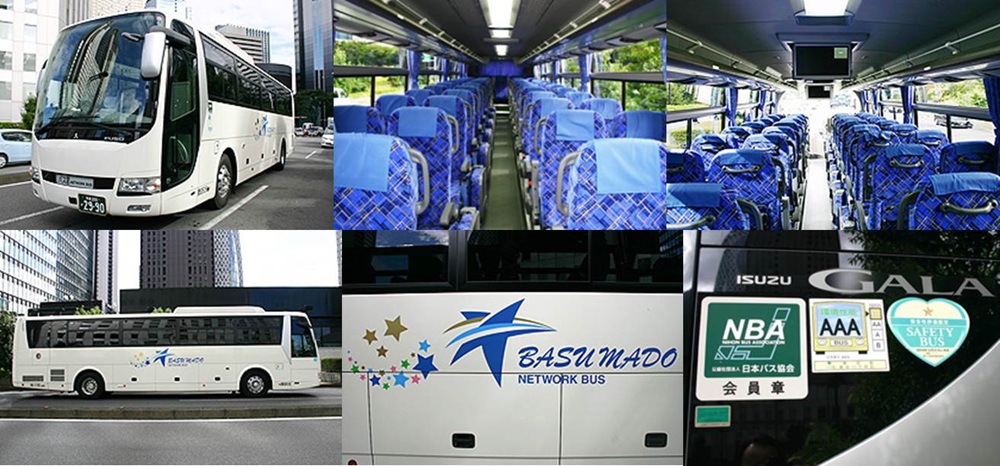 ミニバスもラインナップするバス窓NETWORK BUS（神奈川・東京）