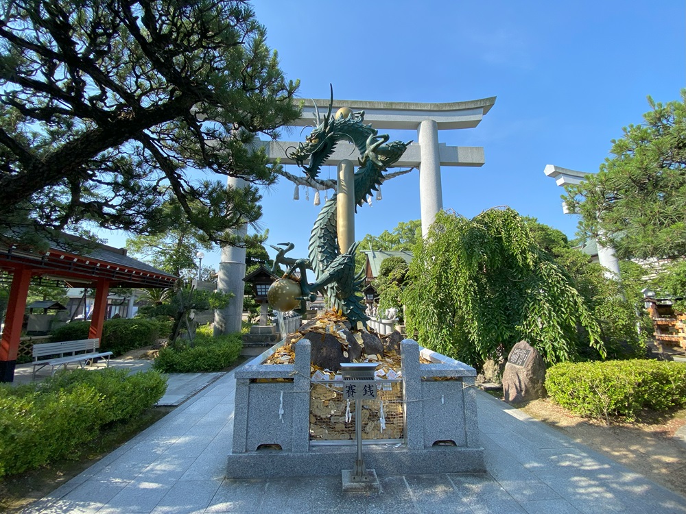 田村神社の龍神