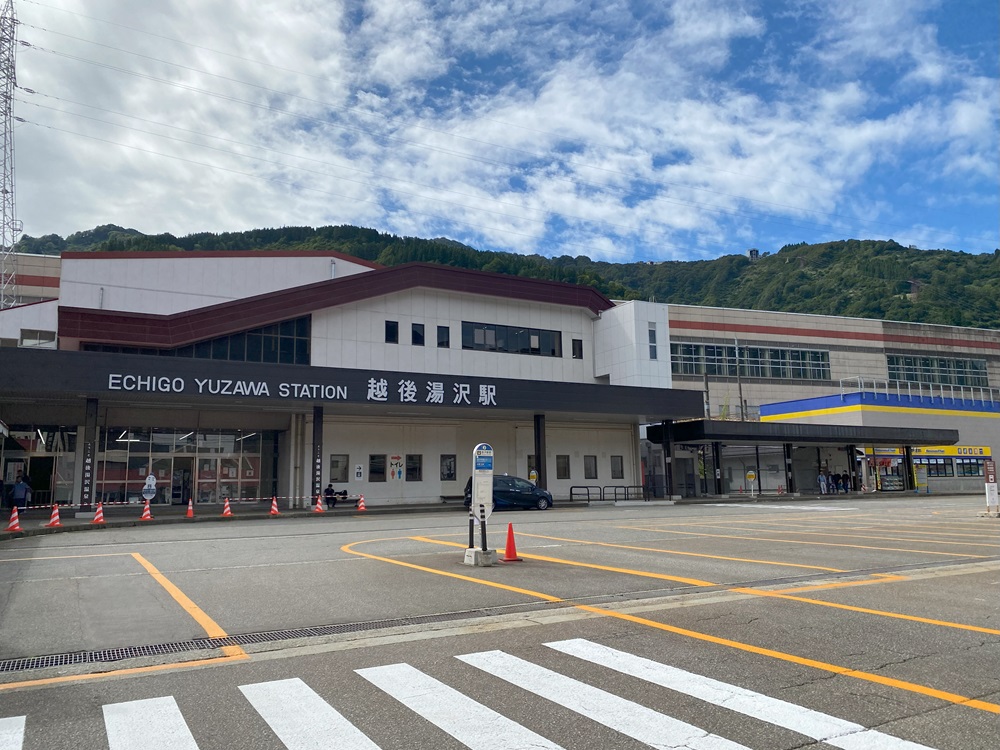 越後湯沢駅の貸切バス乗り場