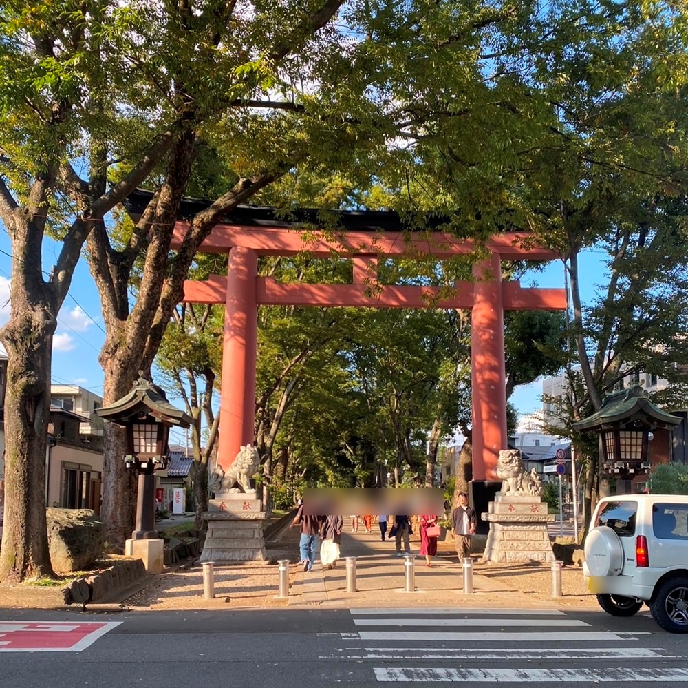 氷川神社の大鳥居