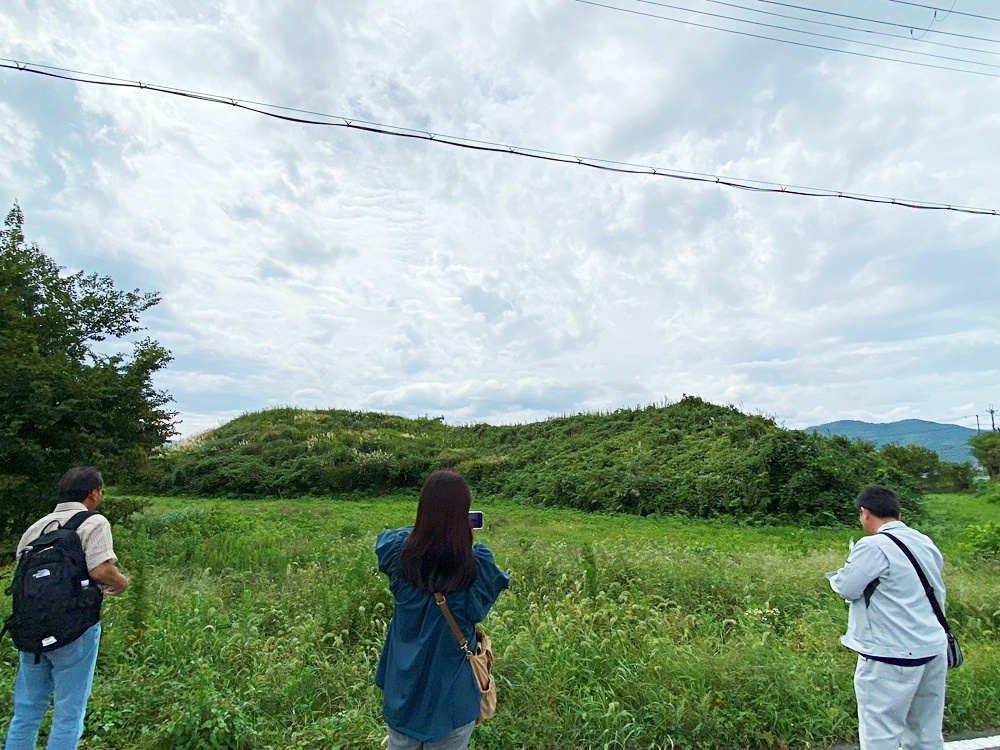 千歳車塚古墳のお近くまで