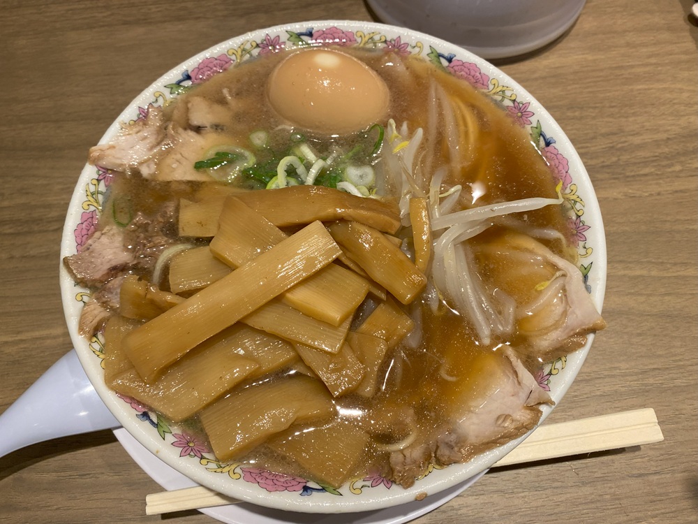 メンマラーメン+味玉