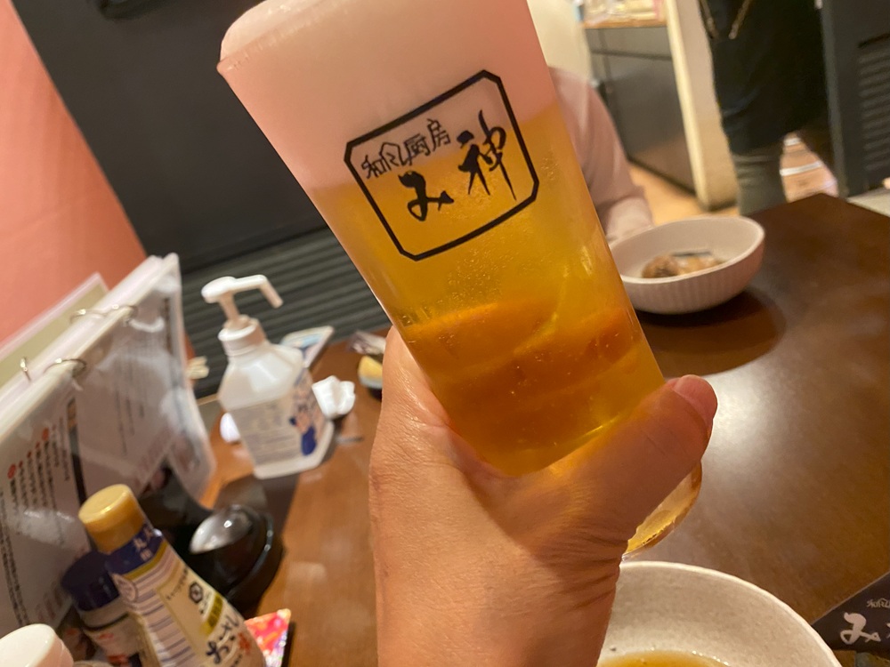 ようやく飲んだビール