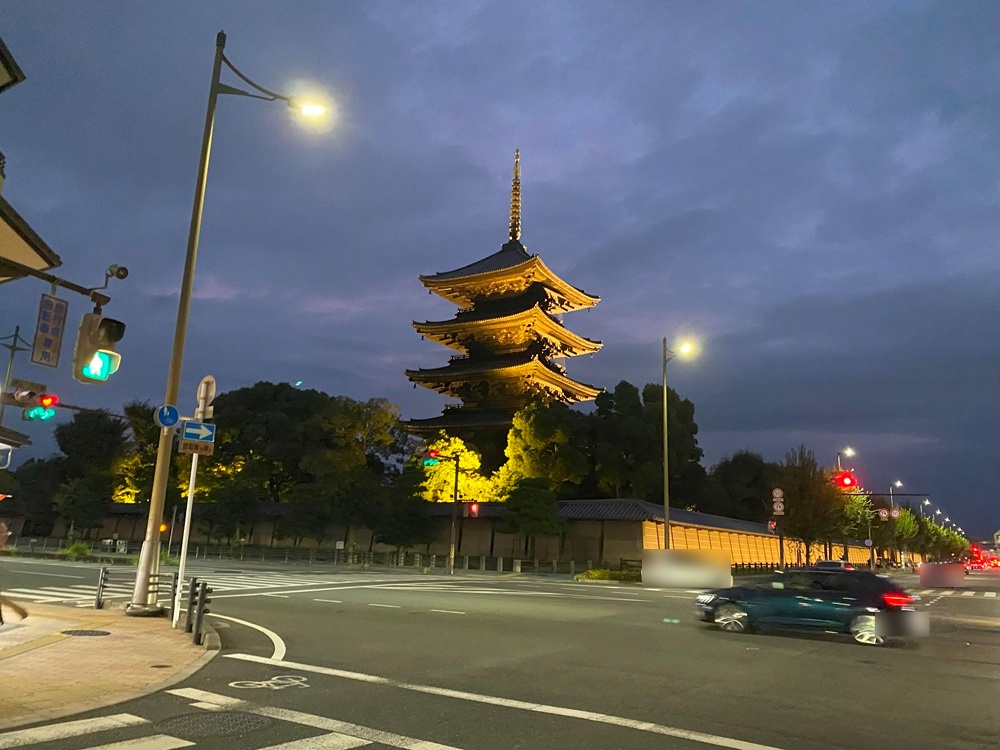 夜の東寺もなかなか