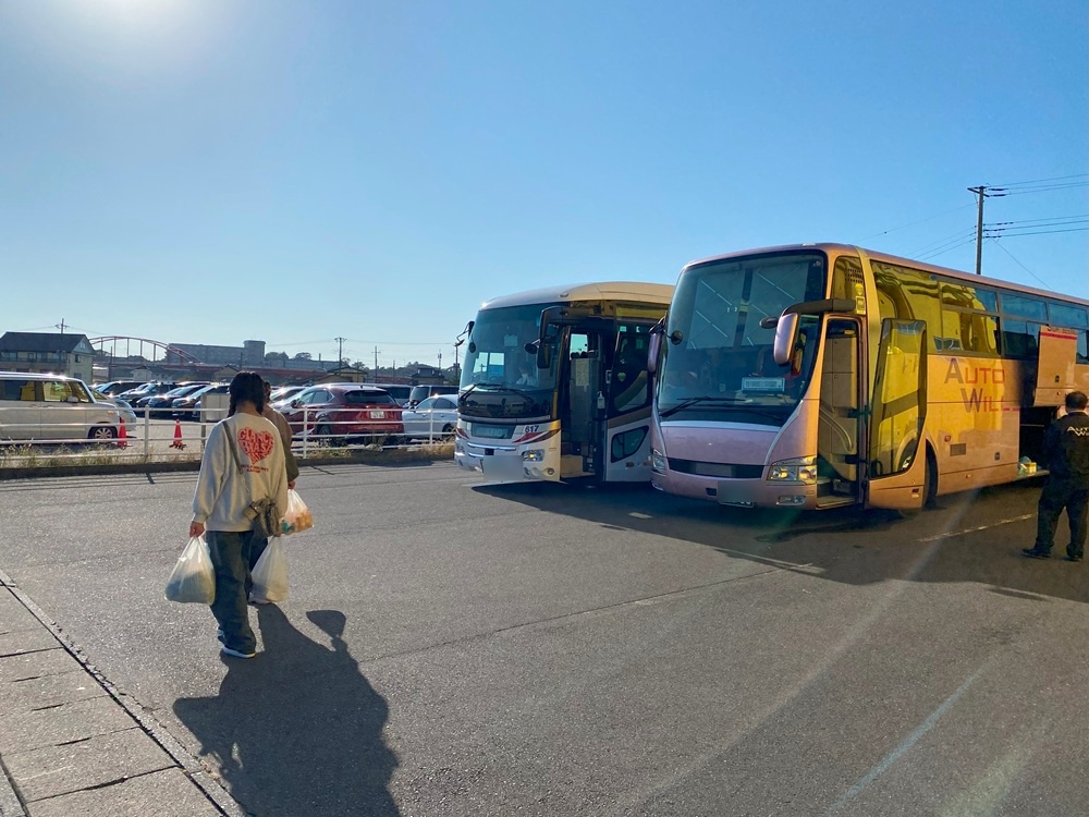 那珂湊魚市場の駐車場