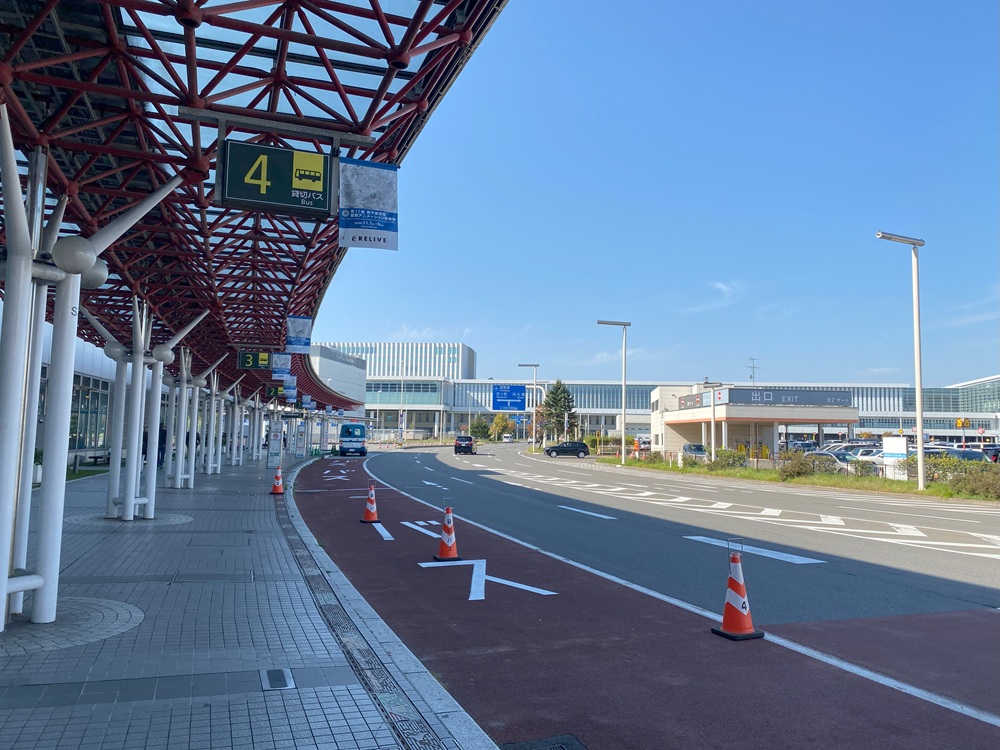 新千歳空港　貸切バス乗降場所