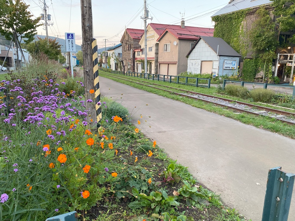 小樽にあった旧手宮線跡